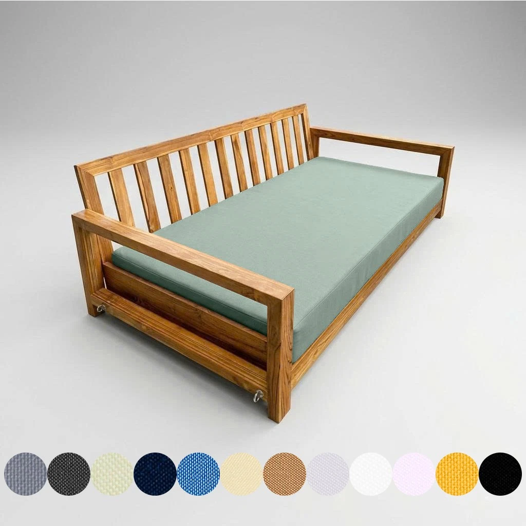 6" Thickness KNIFE EDGE Outdoor Daybed Mattress Fitted Sheet Slip Cover Only