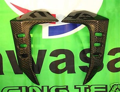 Passend für Kawasaki Z1000 04-06 Echt Carbon Seitenteile Kühler NEU