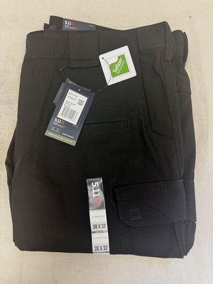 5.11 TACTICAL 74369 Tactical Pants 38x32 Regular Fit Black