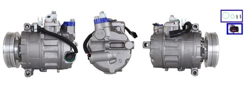 COMPRESSOR AIR CONDITIONING 51-1318 FOR VW TOUAREG PORSCHE CAYENNE CRCD 3.0L - Picture 2 of 6