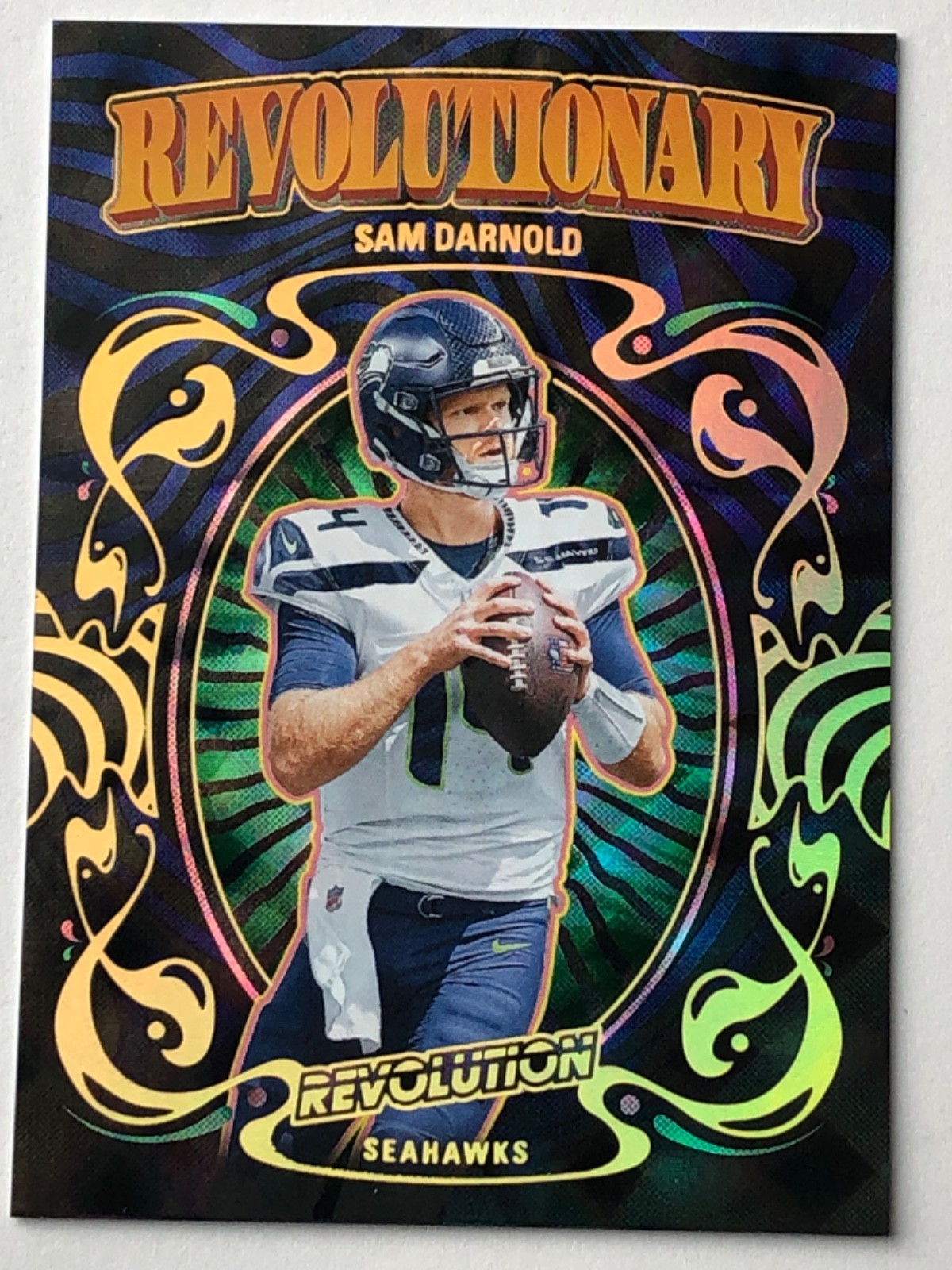 2025 Panini Revolution Revolutionary Sam Darnold #6 Case Hit SSP Seahawks 🔥🔥