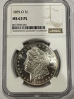 1885-O Morgan Silver Dollar NGC MS63 PL $1