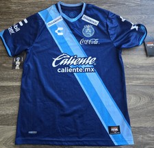 NWT Charly Club Puebla FC 16/17 Away Soccer Futbol Jersey Youth Kids Size Large 