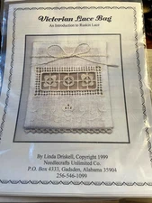 HTF Linda Driskell VICTORIAN LACE BAG Hardanger KIT