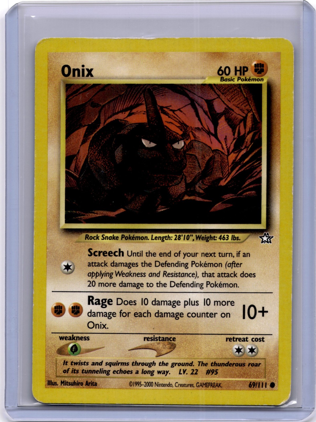 Onix 069/111 Unlimited - Pokemon Neo Genesis - HP