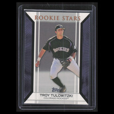 Troy Tulowitzki #RS6 2007 Topps Rookie Stars Colorado Rockies Baseball Card MLB. rookie card picture