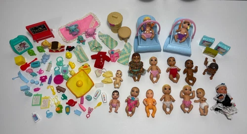 Barbie Krissy Baby Nursery Dolls Accessories Extras & Other Lot Some Vintage
