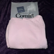 BRAND NEW COMFRT POWDER PINK HOODIE Size SMALL Unisex Hooded Sweatshirt