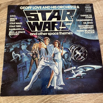 Star Wars And Other Space Themes LP ''Geoff Love & His Orchestra'' 1978  VG