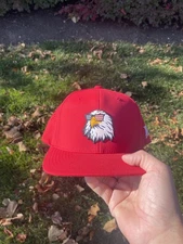 Branded Bills USA Bald Eagle Elite Series Snapback Hat FLEXFIT 110  