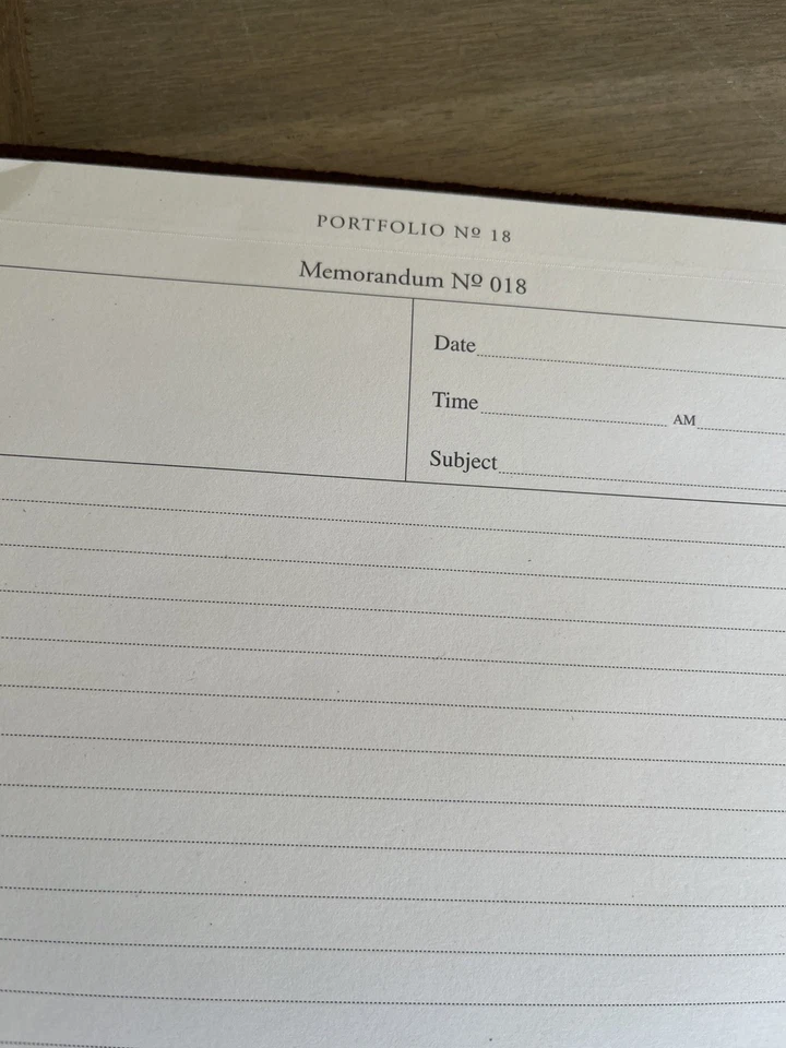 Coronel Littleton - No. Cartera de cuero 18 - cuero de tirón marrón - hecho en EE. UU. Foto 2 de 4