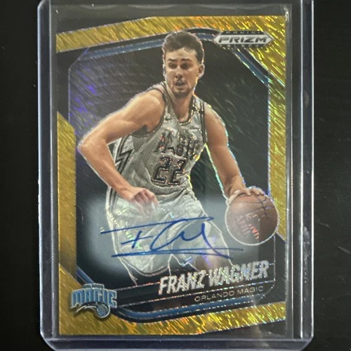 2024-25 Prizm Black Franz Wagner FOTL Gold Shimmer Auto #2/10 Magic