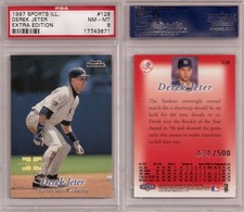 Derek Jeter 1997 Sports Illustrated Extra Edition 128 #'d 434/500 PSA 8