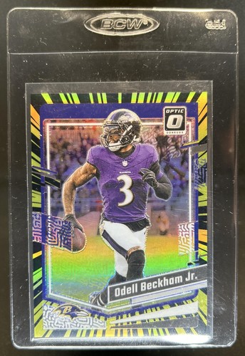 2023 Panini Donruss Optic Odell Beckham Jr. Electricity Prizm #/69 Ravens