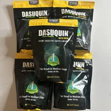 5 DASUQUIN MSM JOINT CARE 420 CT SOFT CHEWS SMALL MEDIUM DOGS 1 Year Supply C1