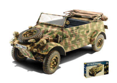 Modellauto Model Kit Bausatz Militärfahrzeuge Tank Italeri KDF.1 TYP 82 KU...