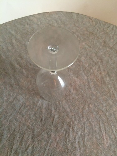 Schneeflocke Weinglas ~GEBRAUCHT ~ Glas klares Stielzeug ~ Davidstern - Bild 2 von 4