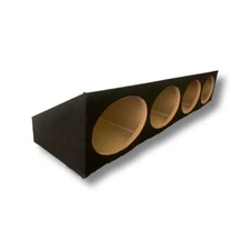 Sound Bar 6X8 4-Hole Double Angle 6x8”Speaker Enclosure Box- Black