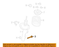 FORD OEM 13-23 Continental Struts Components-Strut Lower Bolt W715932S439
