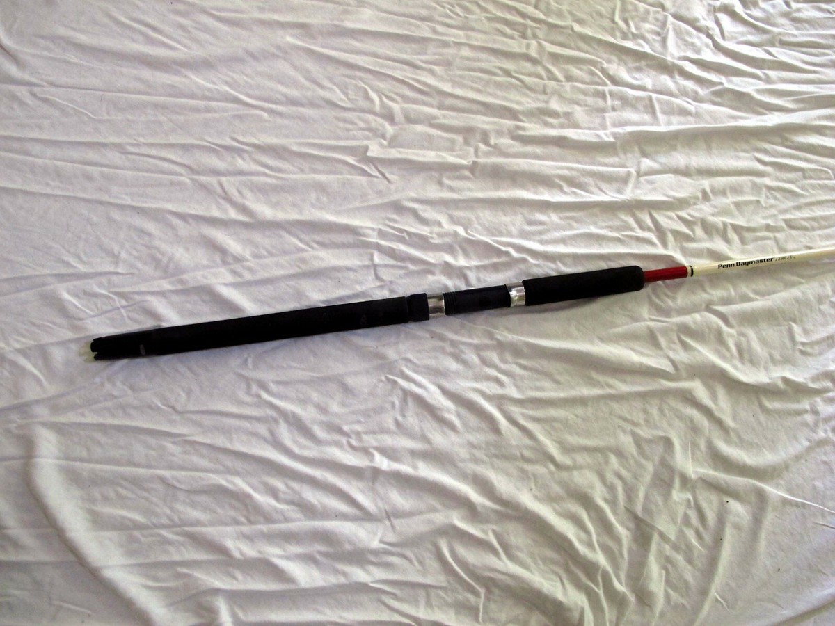 penn baymaster fishing rod Penn Vintage Baymaster Fishing Rod J3366J, 6 1/2 ft Medium Heavy Action  20-40 lb