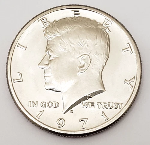 1971 D KENNEDY HALF DOLLAR  AVE CIRCULATED **FREE SHIPPING**