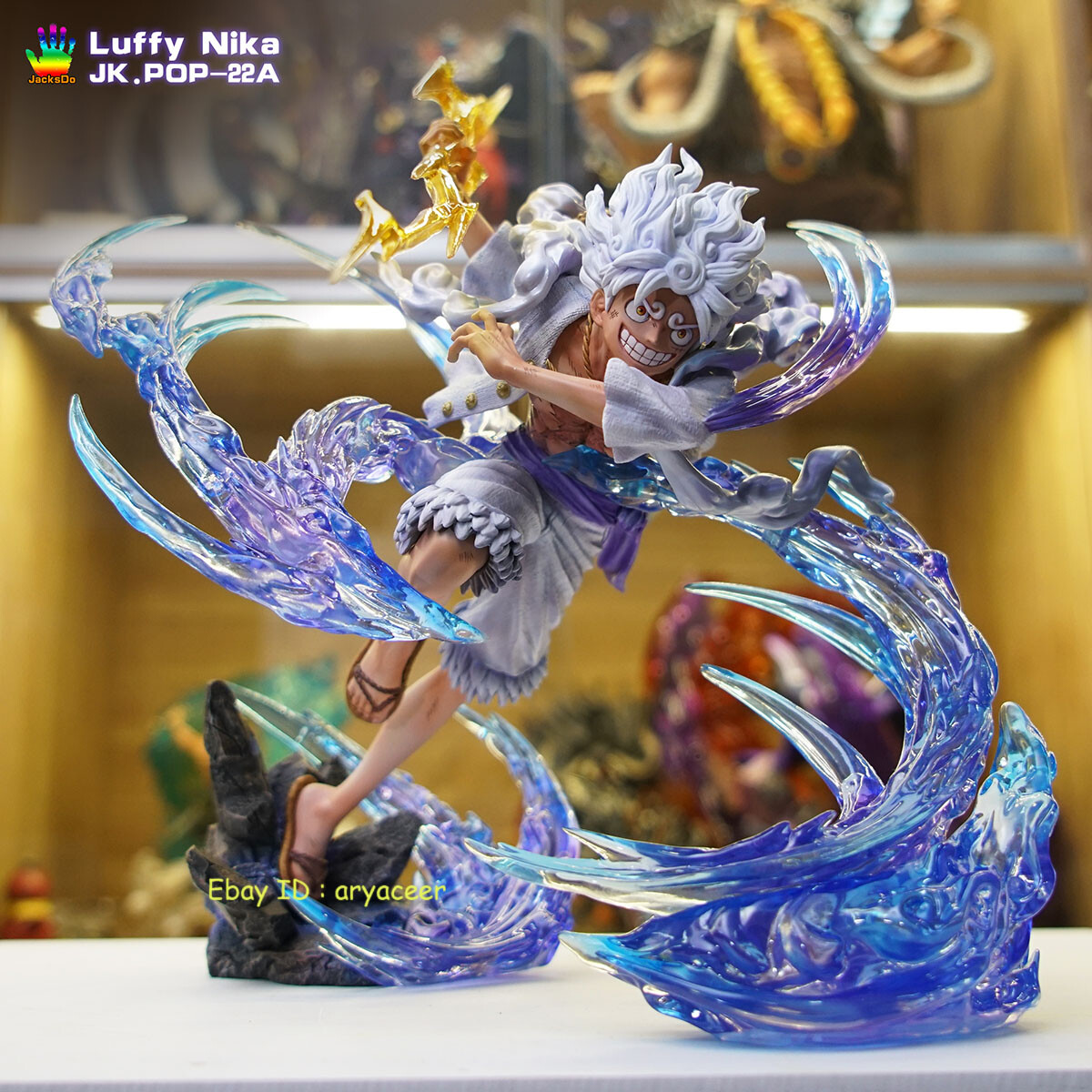 JacksDo JK. POP-22 A Luffy Nika Limited Figure Statue In