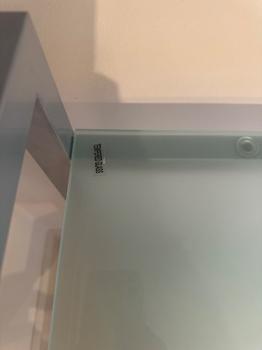 Glass and metal shelving unit - Picture 5 of 5