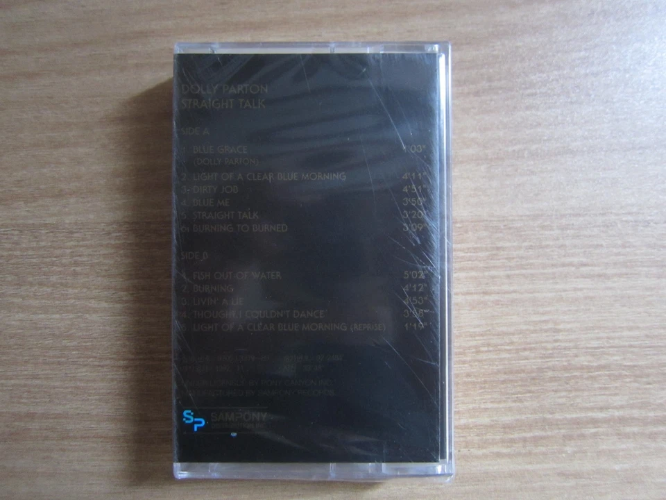 DOLLY PARTON STRAIGHT TALK OST Korea Edition Sealed Cassette Tape BRAND NEW - Image 2 of 4
