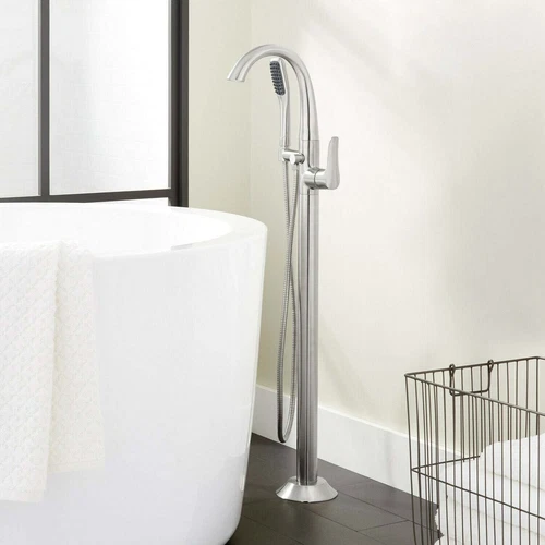 Signature Hardware 948664-LV Provincetown Floor Mounted Tub Filler Faucet - Incl - Picture 2 of 6