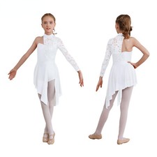 Modern Lyrical Dance Figure Skating Dress Ballet Gymnastics Latin Dancewear