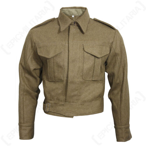 2. Weltkrieg britische Armee 37 Muster Kampfkleid Tunika - Reproduktion - Bild 1 von 4