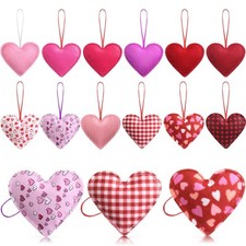 36 Pieces Valentines Felt Heart Ornaments Hanging Valentine's Day Decorations...