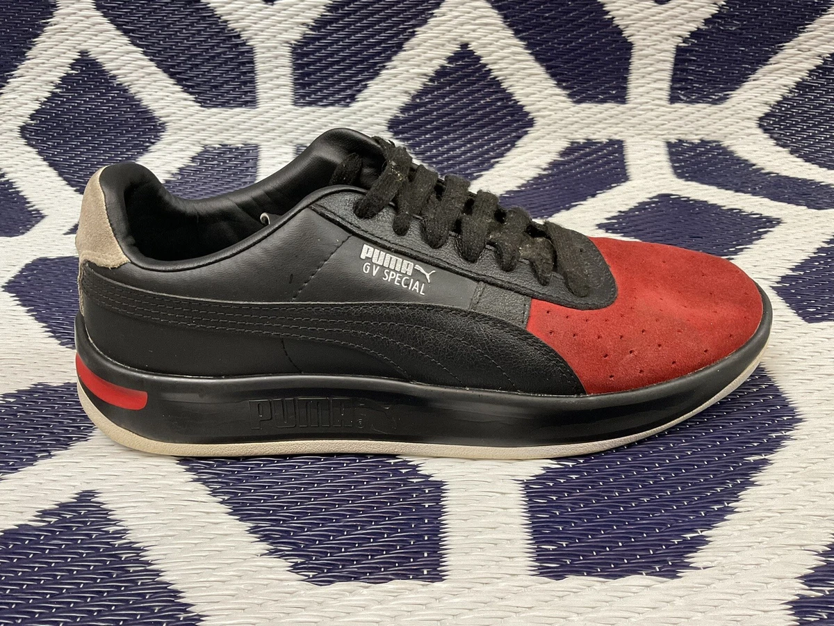 Puma GV Special Speedway Mens Low Top Sneakers Red Black Suede Size 9.5 |  eBay