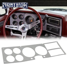 Instrument Panel Dash Bezel Aluminum Insert Fit For 1981-1987 Chevy/GMC Truck