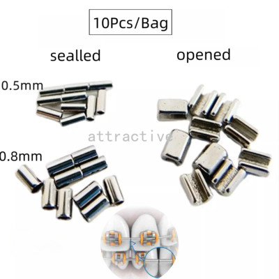 Dental Orthodontic Mini Stops Crimpable Stop Hooks Closed Archwire Stopper