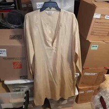 Vivaldi Men Long Suit Indian Festival Floral Beige Size 42/XL/105 cm PreLoved