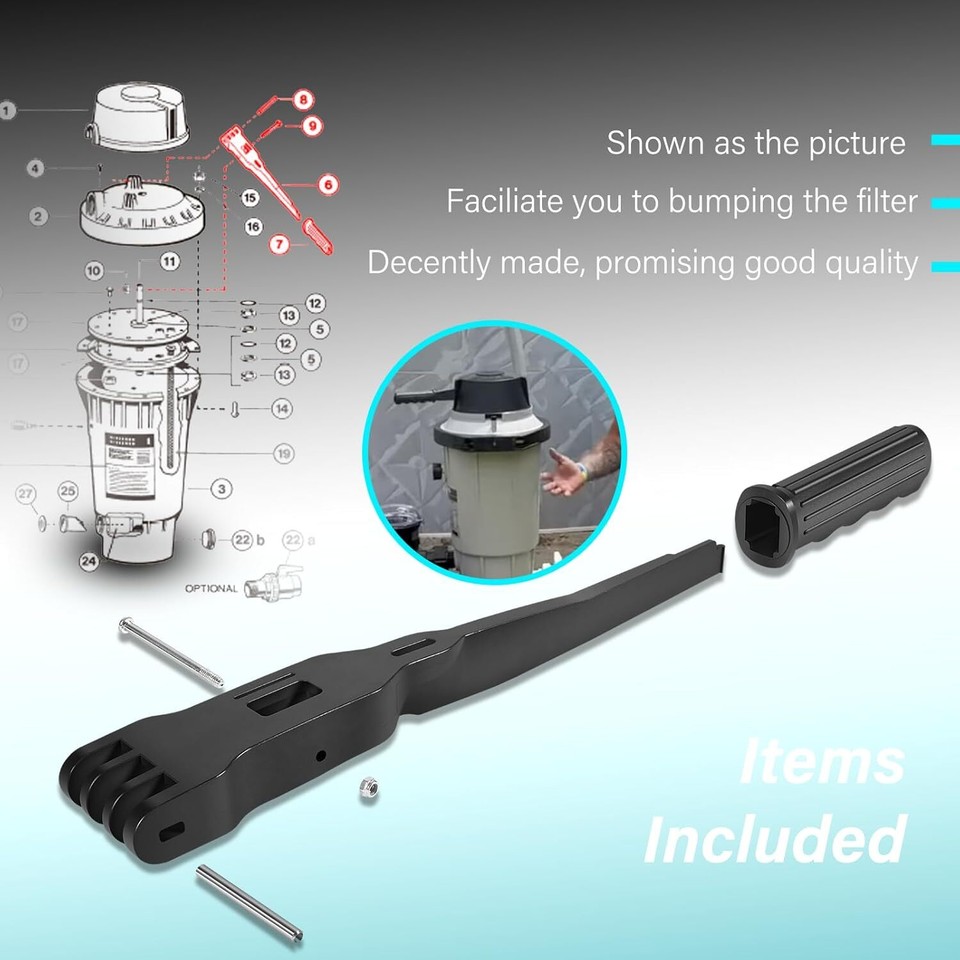 For Hayward ECX1040 Replacement Pool Filter Bump Handle EC30 EC40