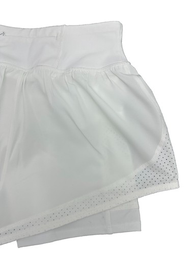 Spanx Women’s Get Moving Pleated Skort Skirt Shorts White Size L/G New - Picture 10 of 17