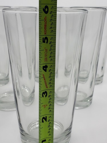 Atomized Clear Beer Glasses 16oz. Set of 10 - Picture 7 of 8