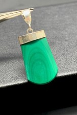 Original Malachite Pandent with Silver 925
