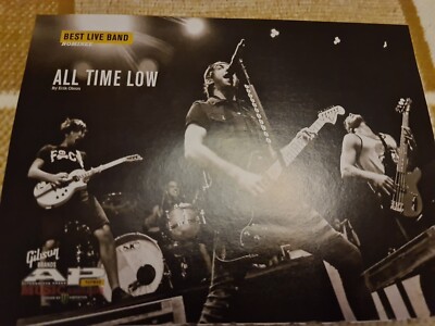ALL TIME LOW / A DAY TO REMEMBER A4 POSTER ALTERNATIVE PRESS AP