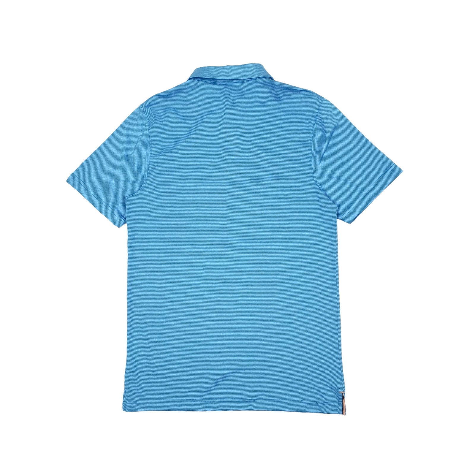 CHAMPION Blue Polo Shirt Active Short Sleeve Polyester Mens S image 2