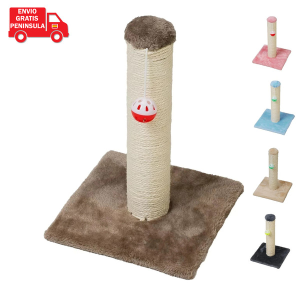Poste Rascador para Gatos, cómodo rascador de 35x25x25cm o 40X40X62cm