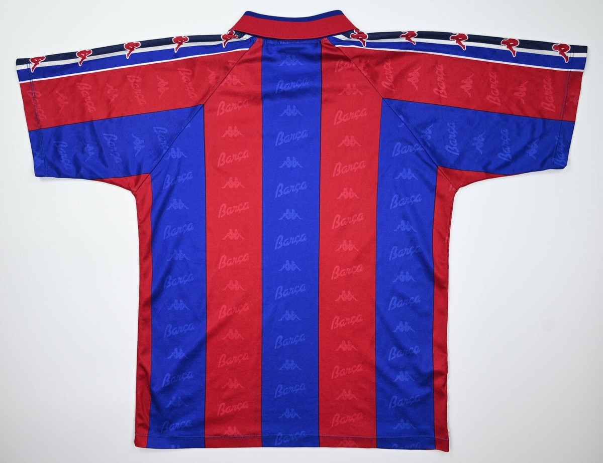 FC Barcelona 95/97 Kappa バルセロナ　ユニフォーム　M New Original 1995-1997 Kappa Authentic FC Barcelona Home