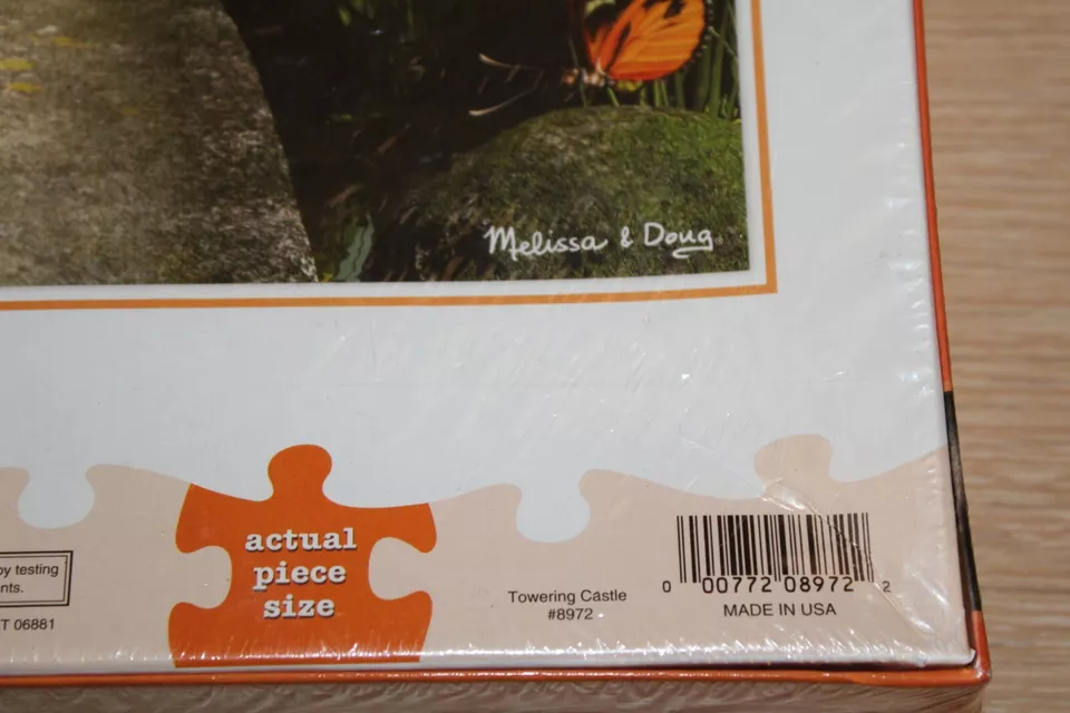 Rompecabezas MELISSA & DOUG Towering Castle 200 piezas 13" X 19" NUEVO SELLADO Foto 4 de 4