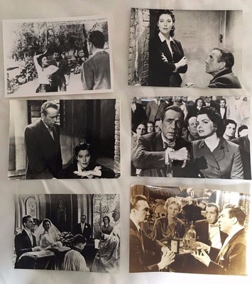 DIE NACKTE GRÄFIN - AVA GARDNER - H. BOGART - SET 6 FOTOS KINO PRESSE