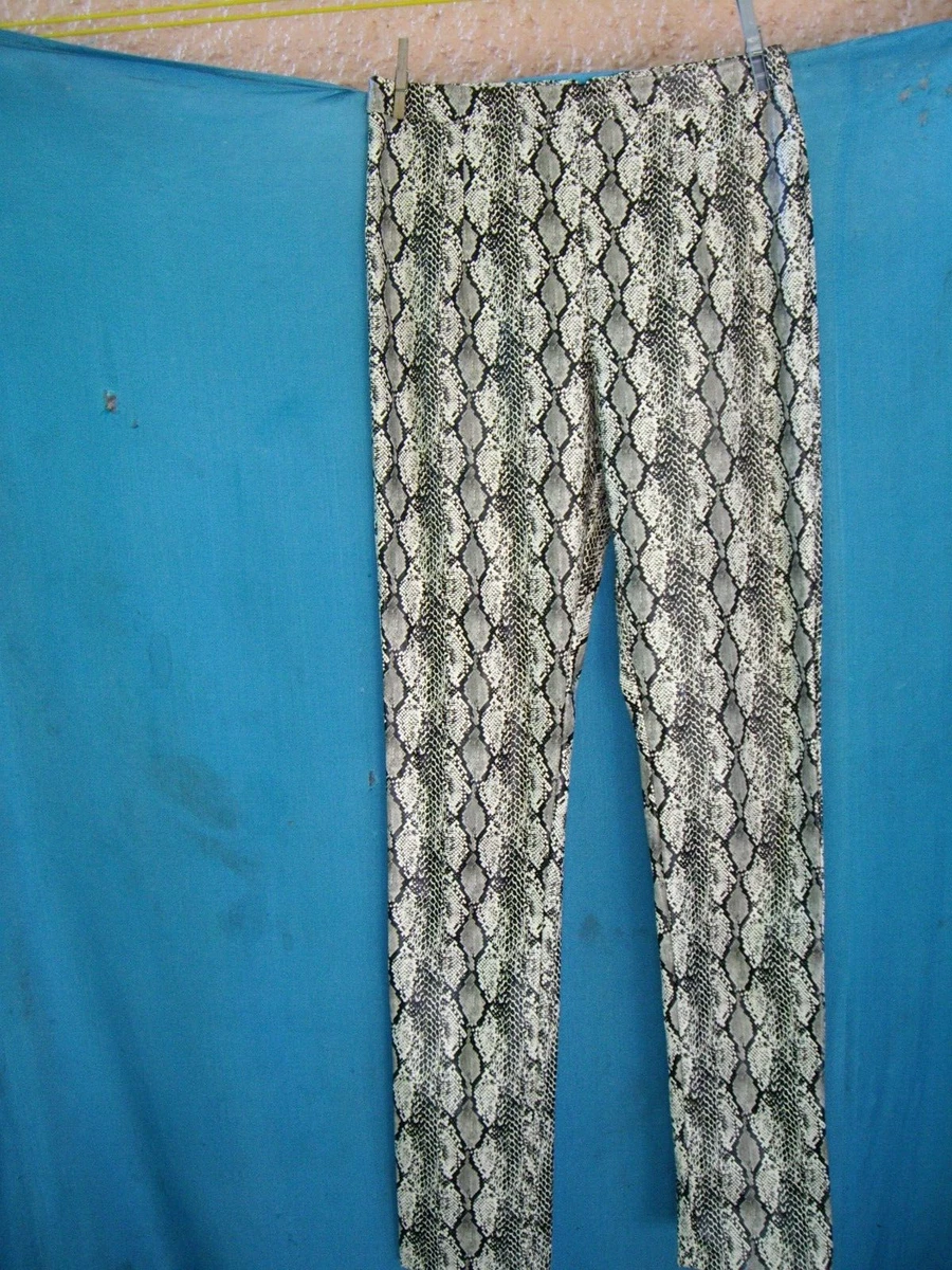 White snakeskin faux hotsell leather skinny trouser
