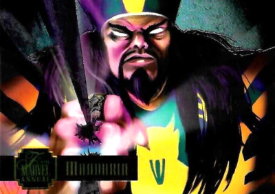 TCS 319  Marvel 1995 Flair Annual Power Blast Card Mandarin 22 of 24