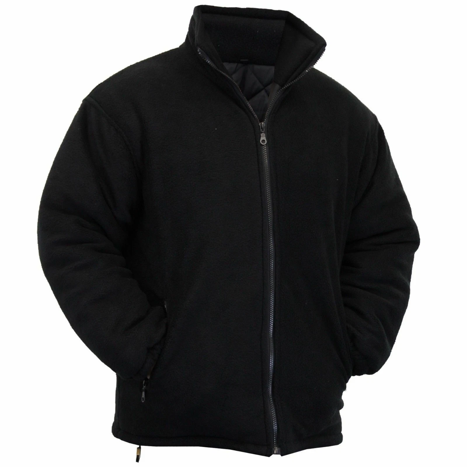 MENS EXTRA THICK FLEECE HEAVY DUTY WORK JACKET PADDED ANTI PILL WINTER BLACK
Opens in a new window o