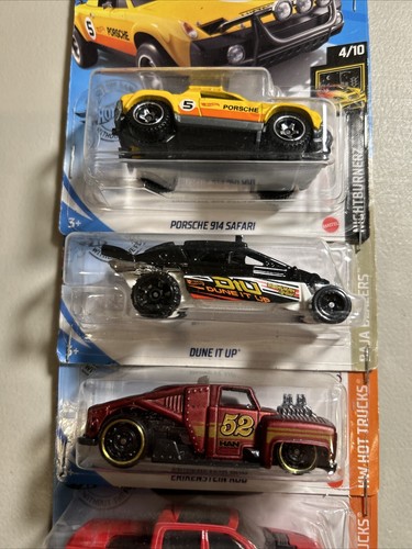 MATTEL HOT WHEELS LOT OF 5 -PORSCHE 914 SAFARI & MORE -NEW FREE SHIPPING - Picture 3 of 10